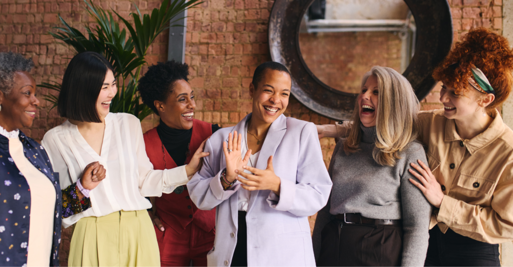 A group of women demistifying myths