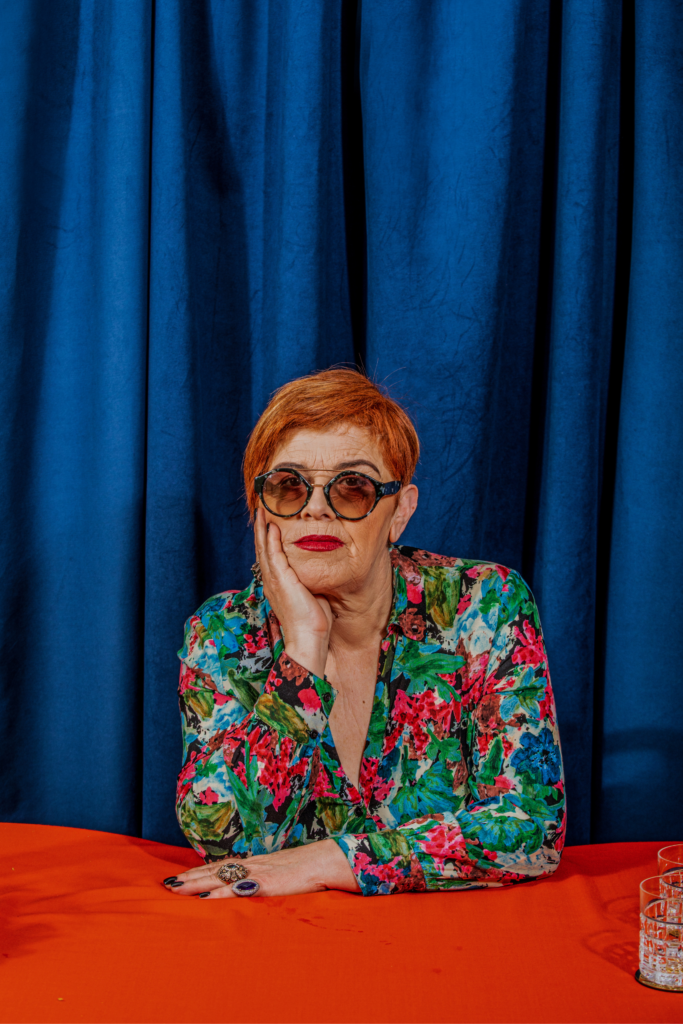 An iconic midlife woman